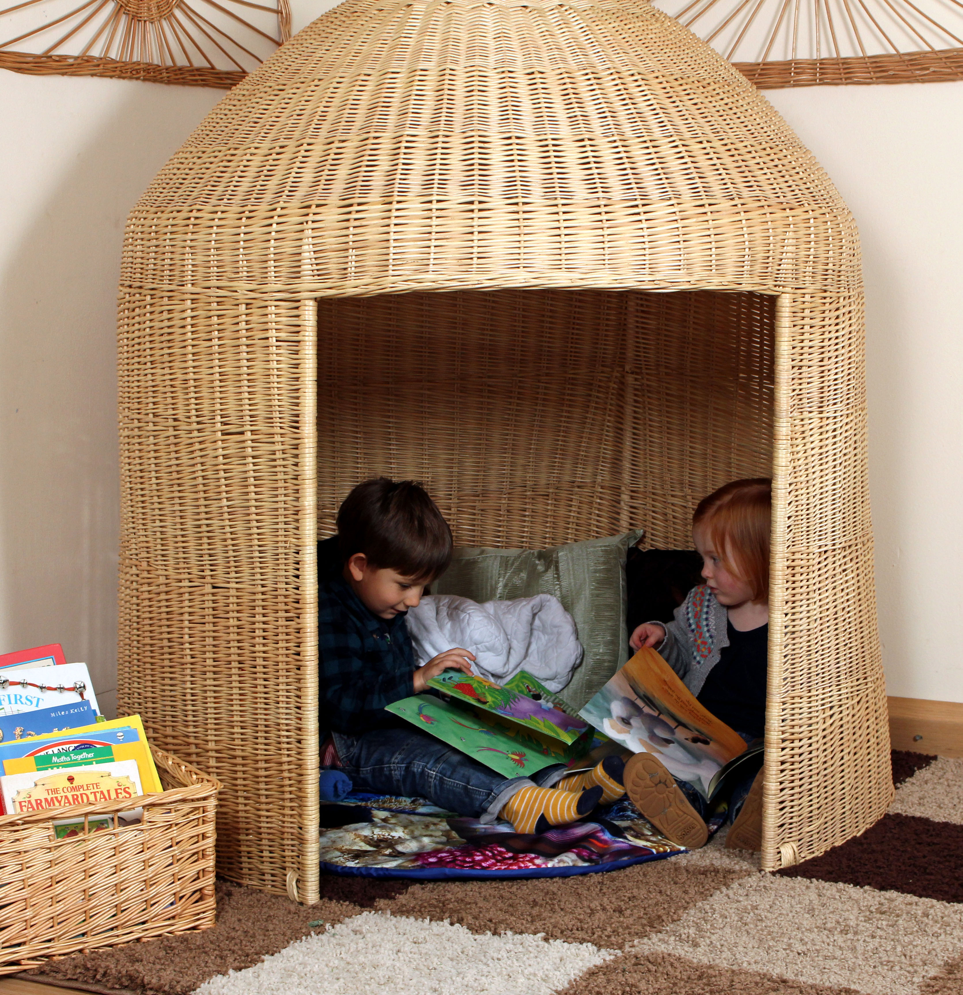 Indoor Wicker Hideout