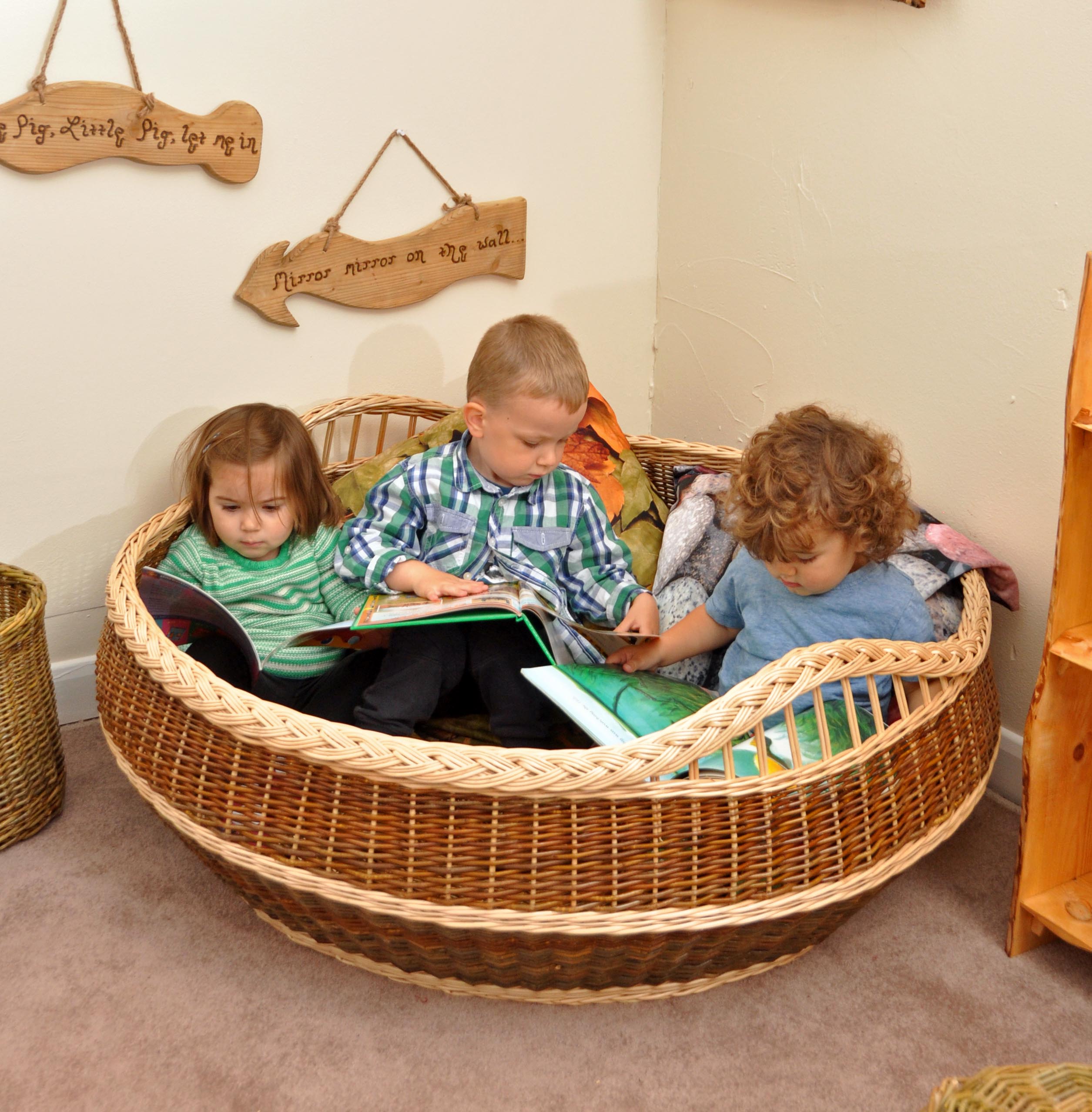 Giant Book Basket
