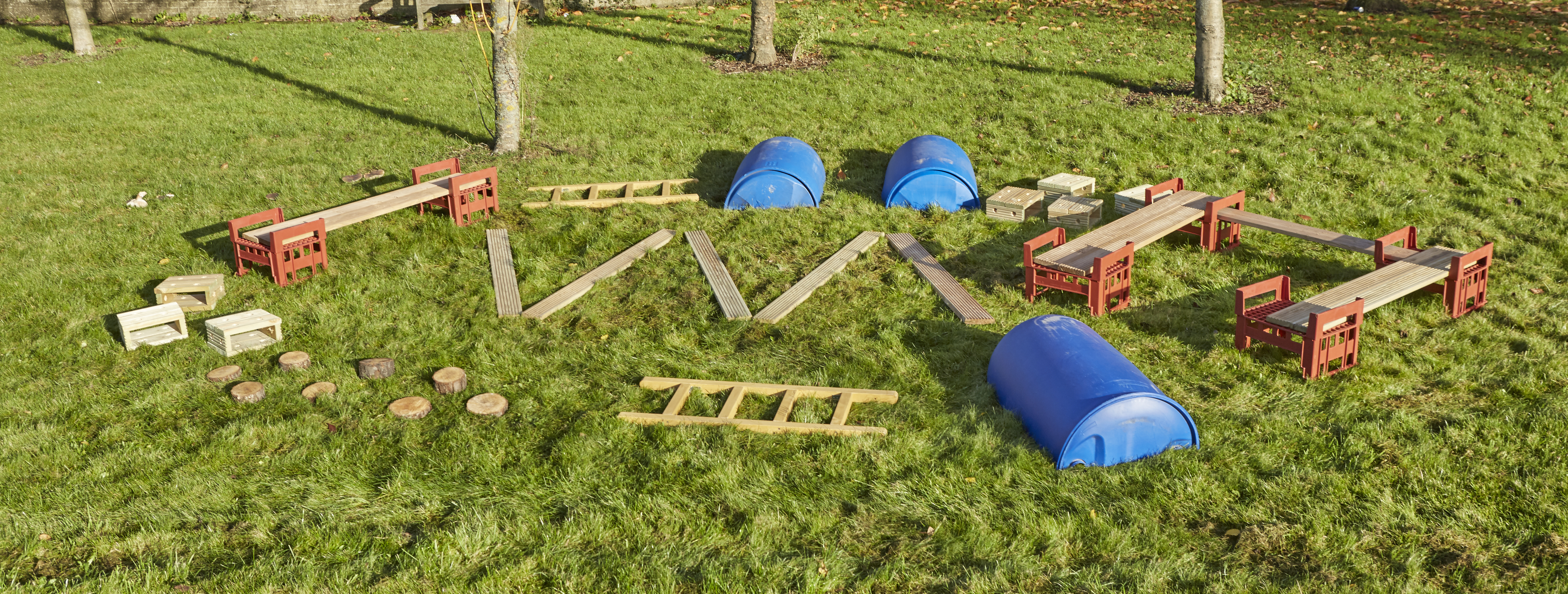 Loose Parts Obstacle Course