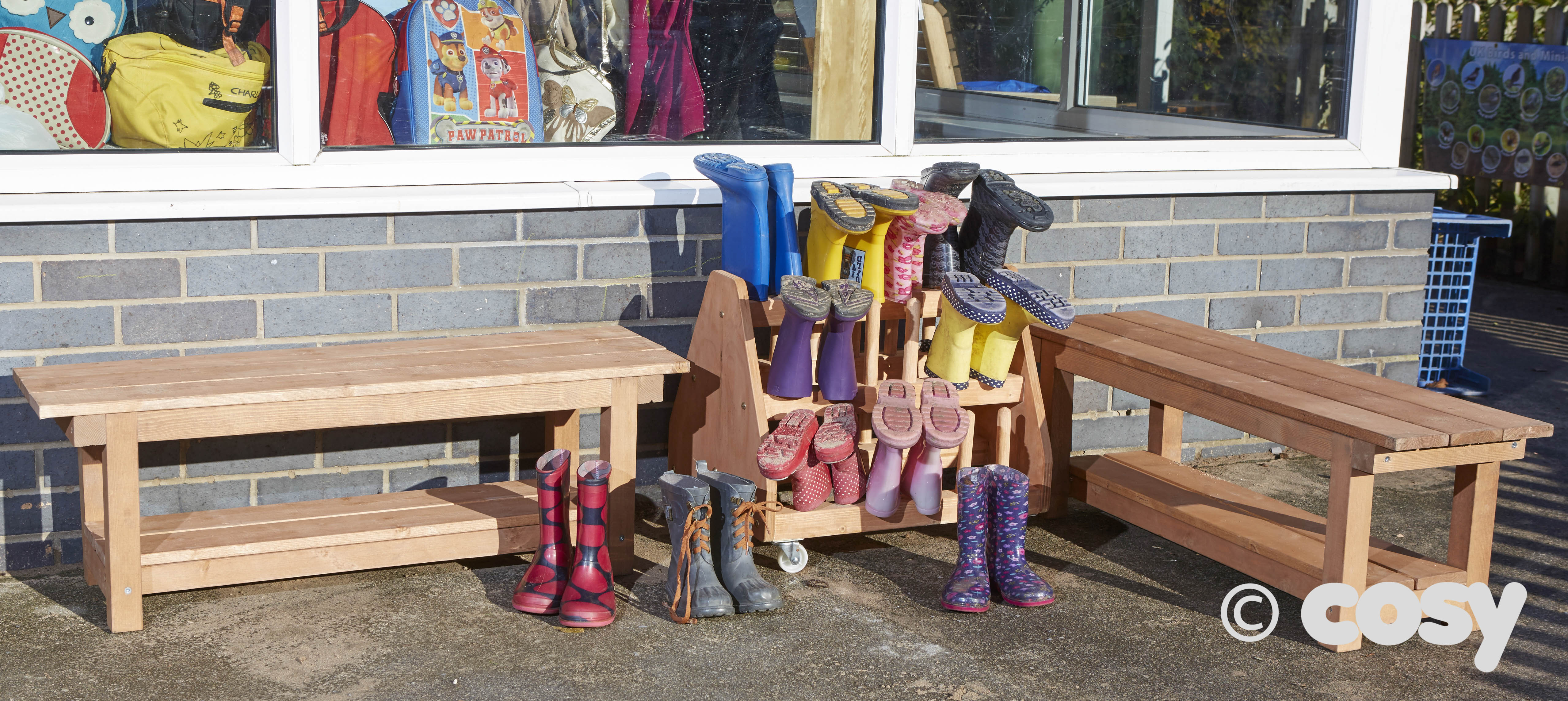 Outdoor Shoe Benches