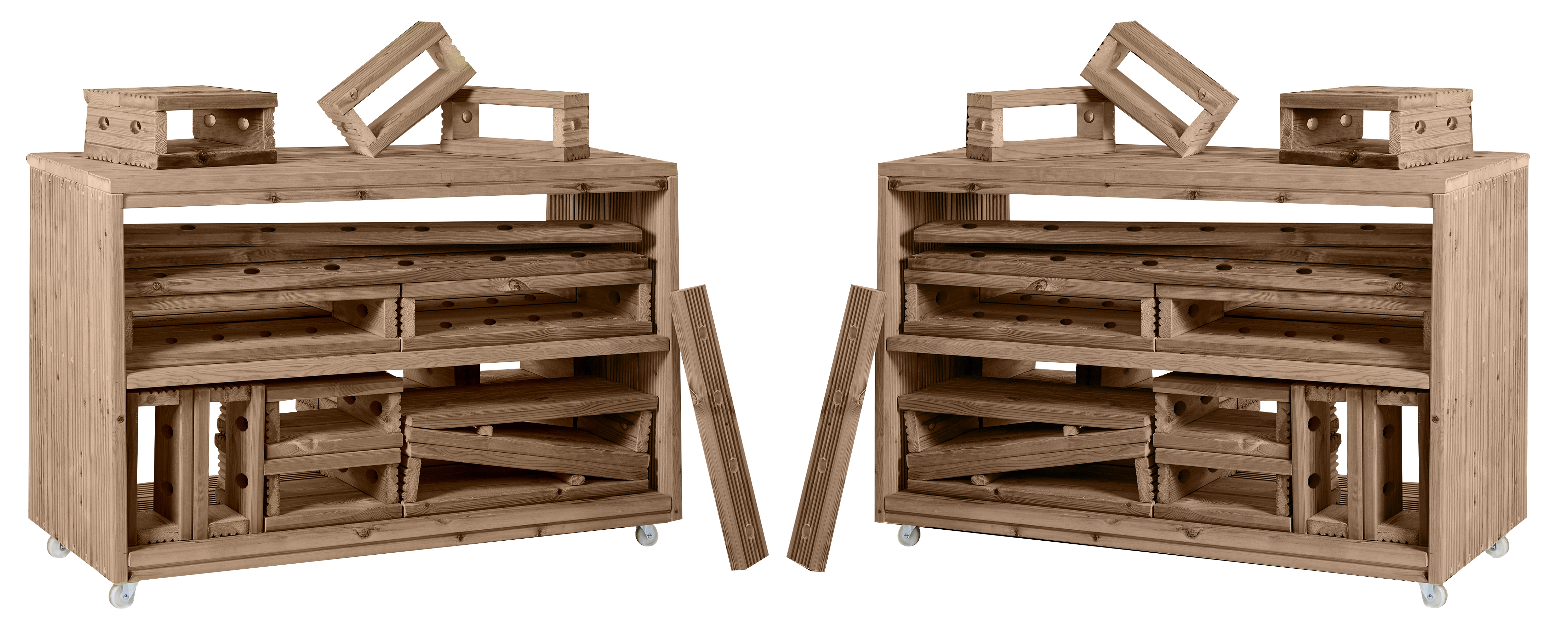 Deckciting Block Trolleys and Blocks Set