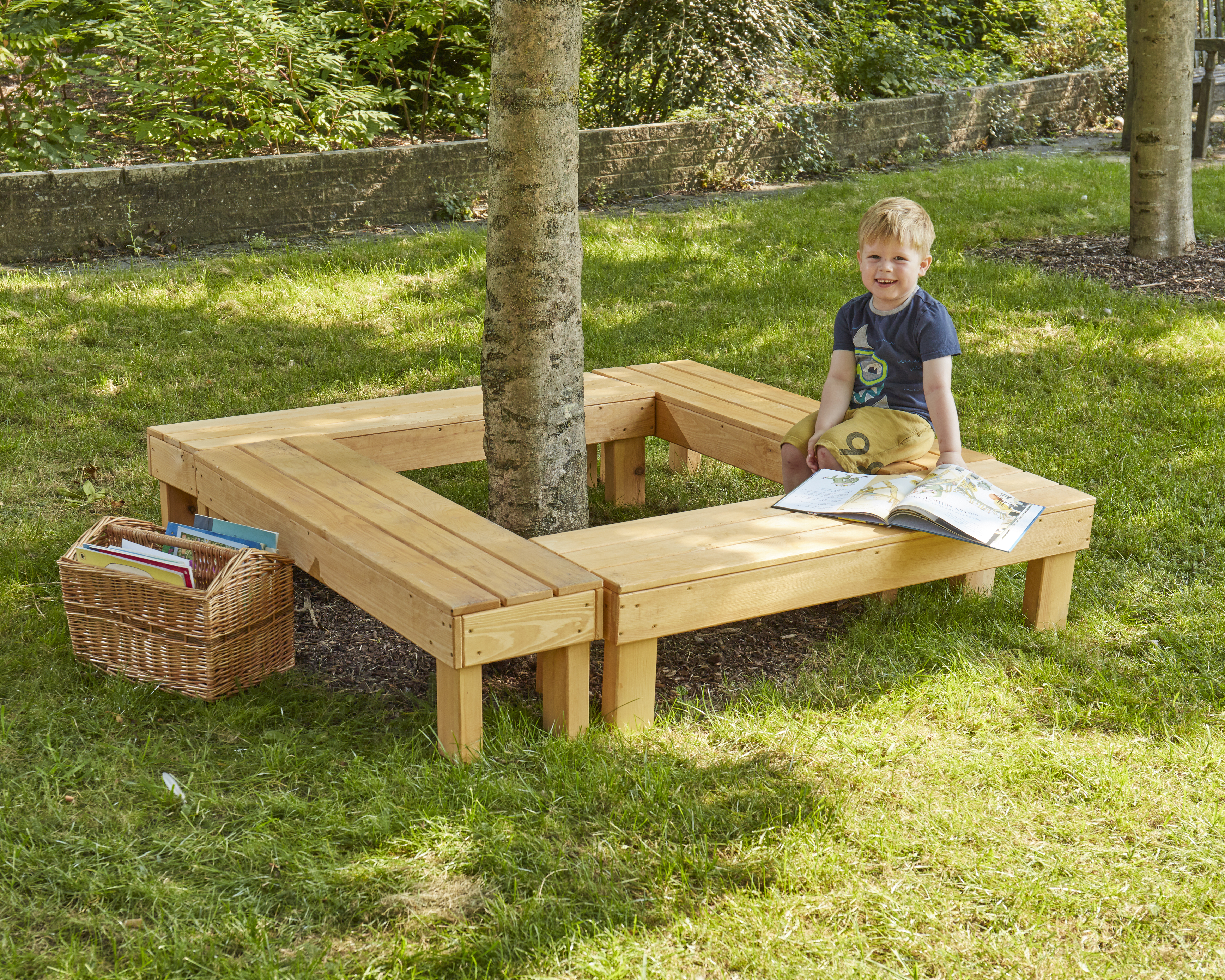 Seat Around 4 Piece Bench Set