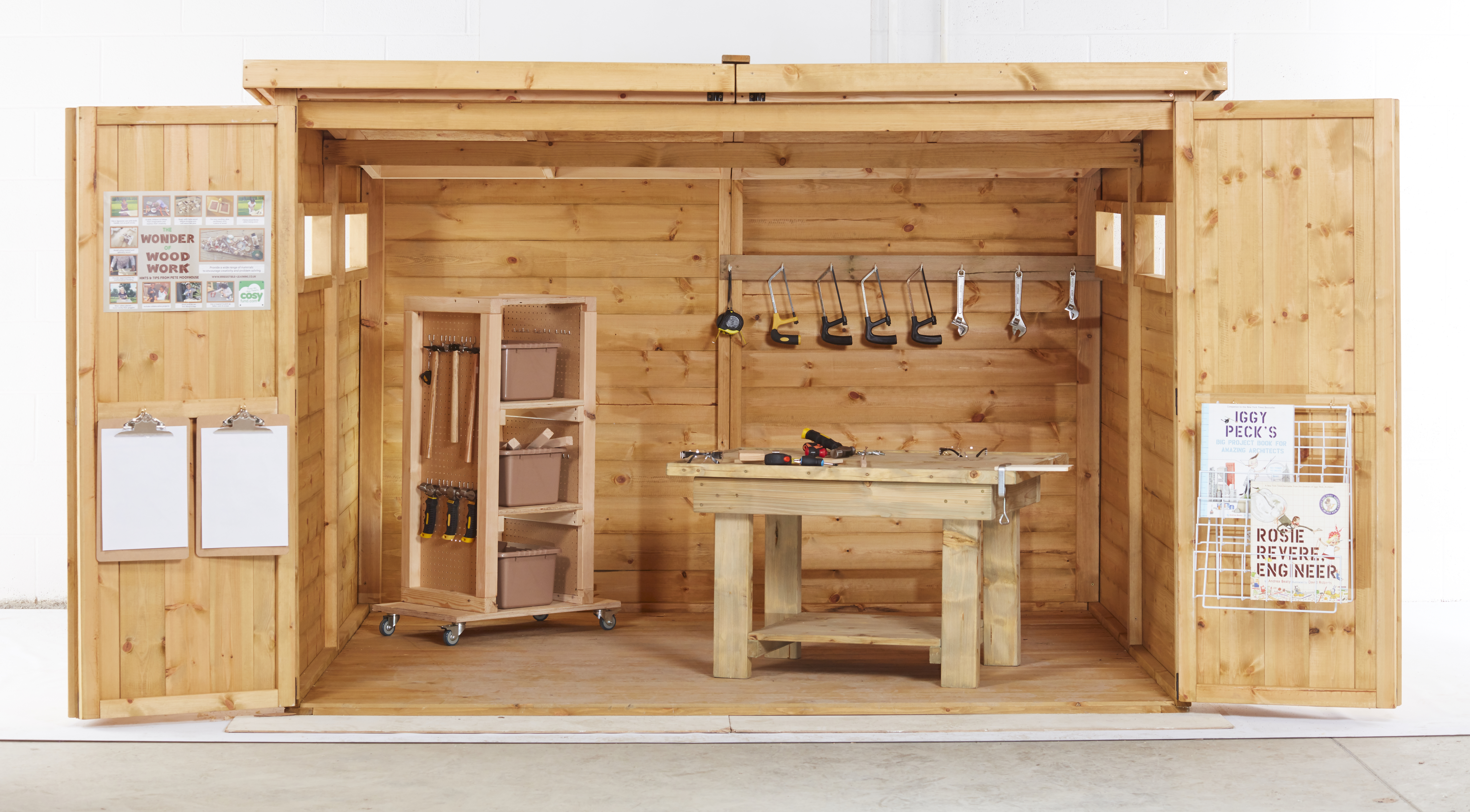 Lockable Woodwork Room