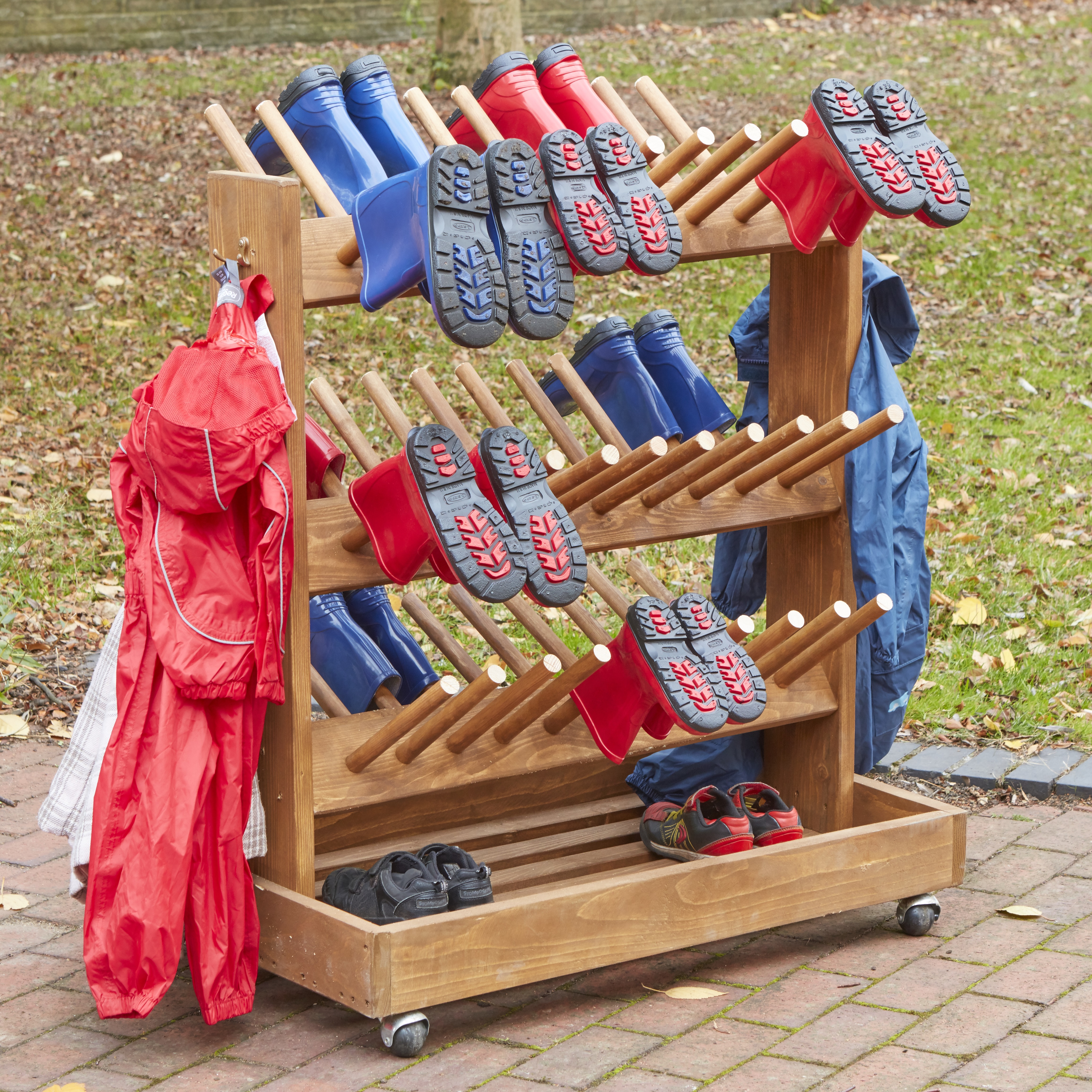 Outdoor Mobile Welly Storage