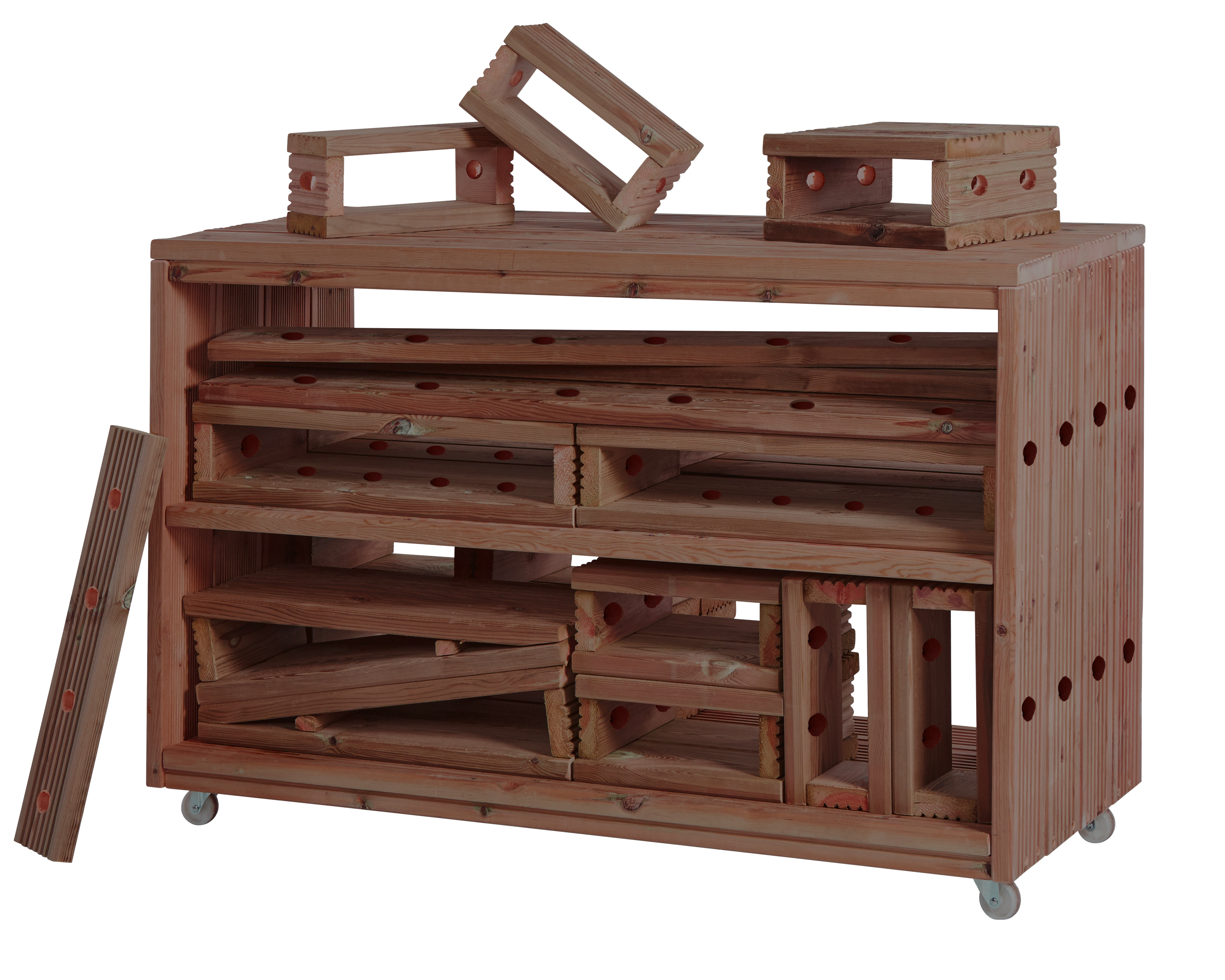 Imagineering Block Trolley with 25 Blocks