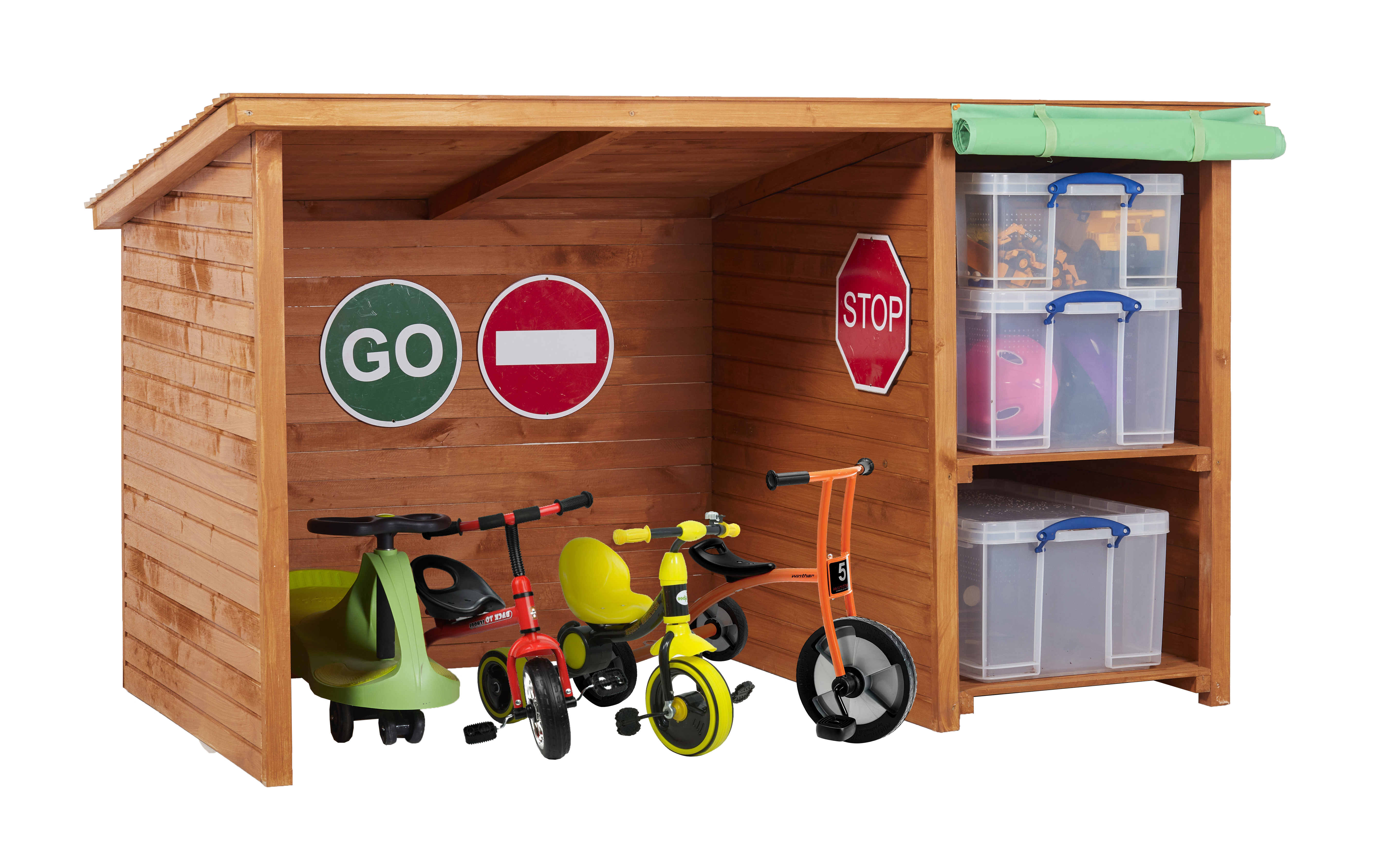 Bike Shelter with Storage