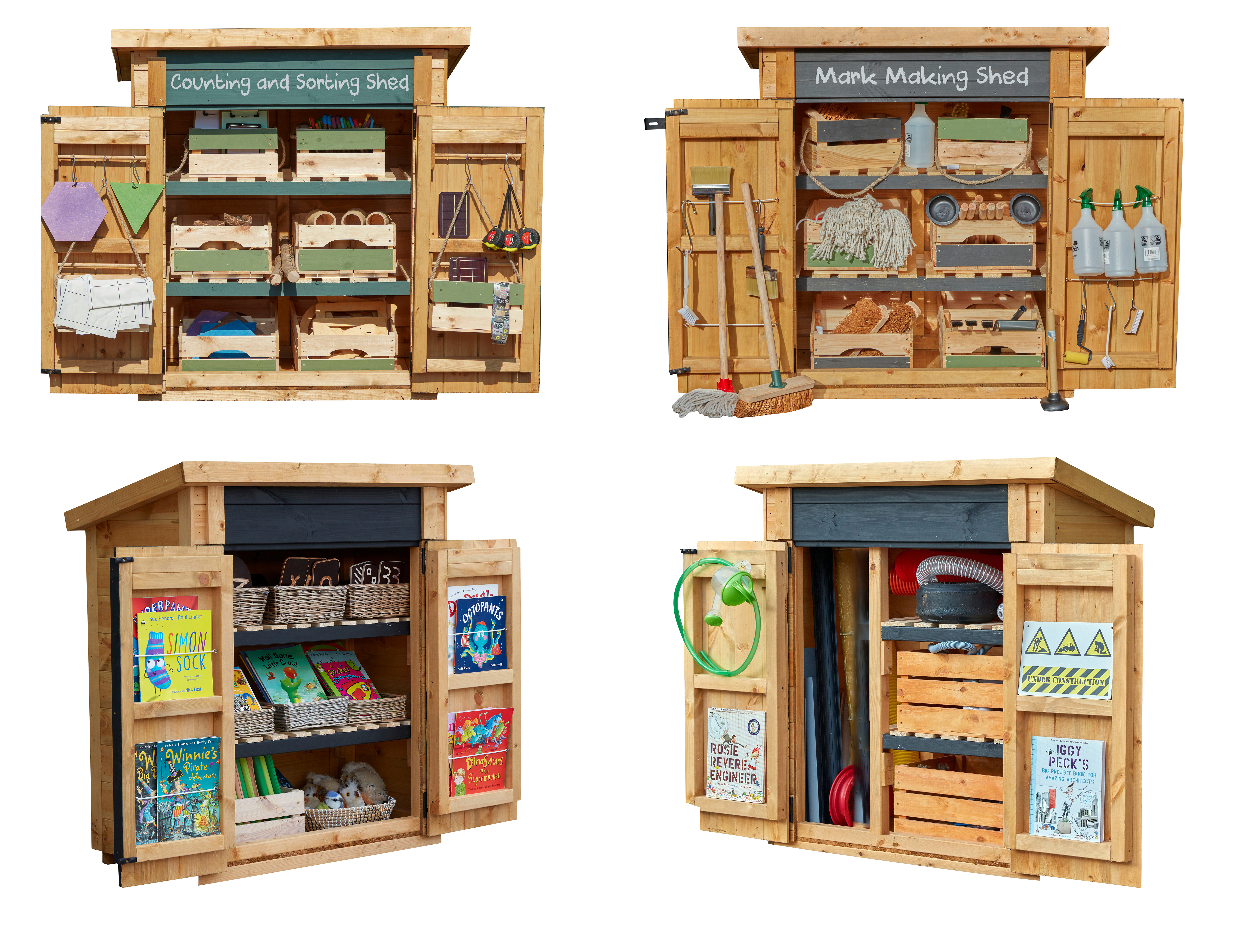 Compact Curriculum Sheds Set