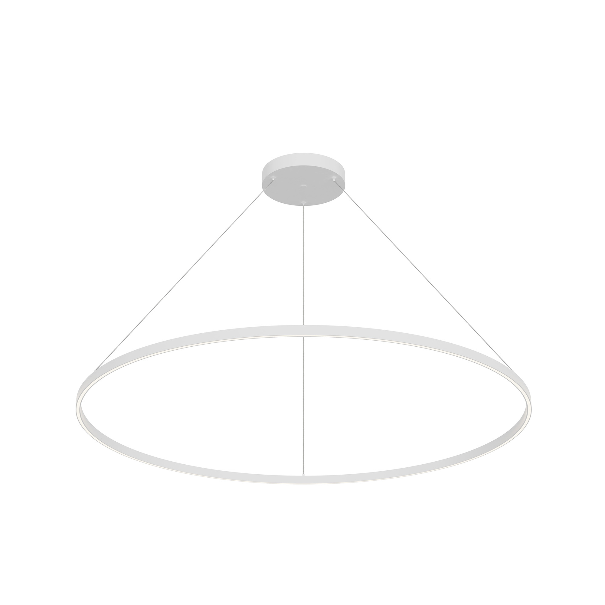 Cerchio 60-in White LED Pendant