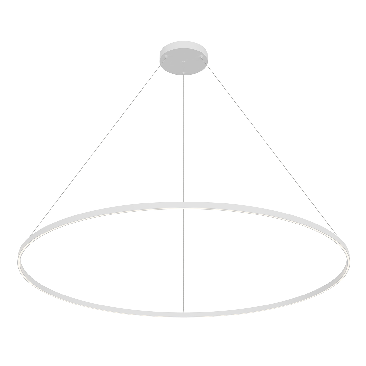 Cerchio 72-in White LED Pendant
