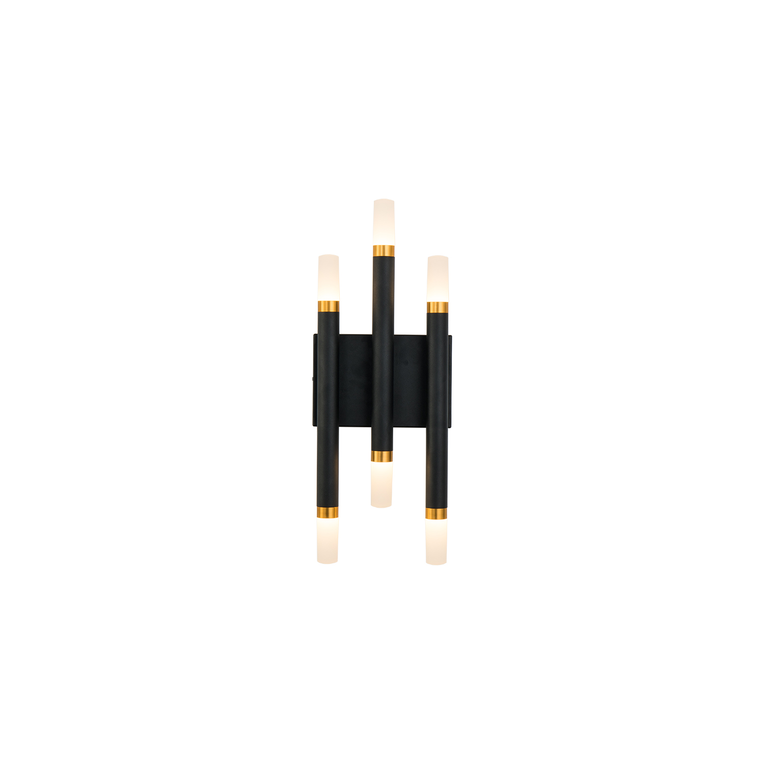Draven 7-in Black LED Wall Sconce