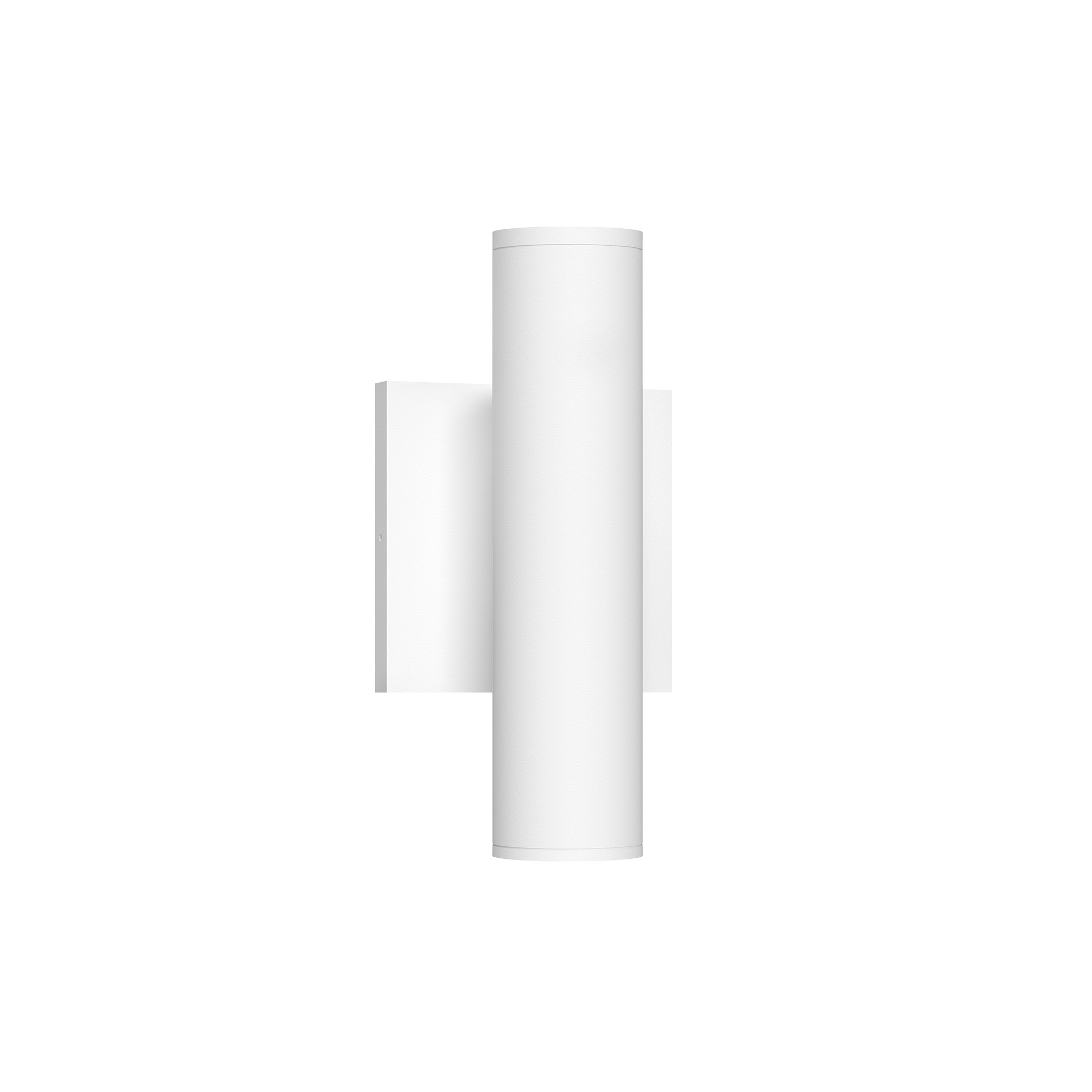 Lorna 9-in (2-in Dia.) 36 Degree Optic White LED Wall Sconce Up/Down Light