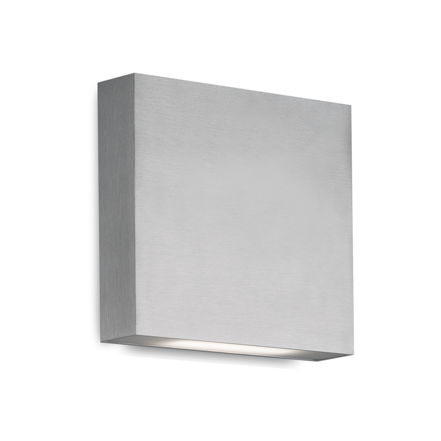 Mica 6-in Brushed Nickel LED All terior Wall