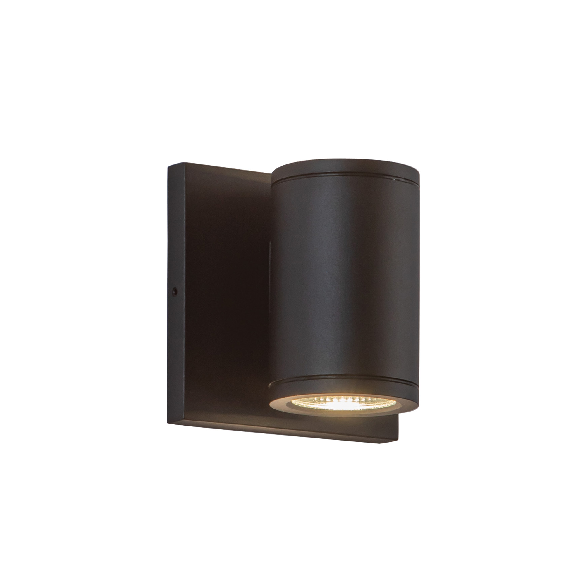 Nordic 4-in (2-in Dia.) Black LED Exterior Wall