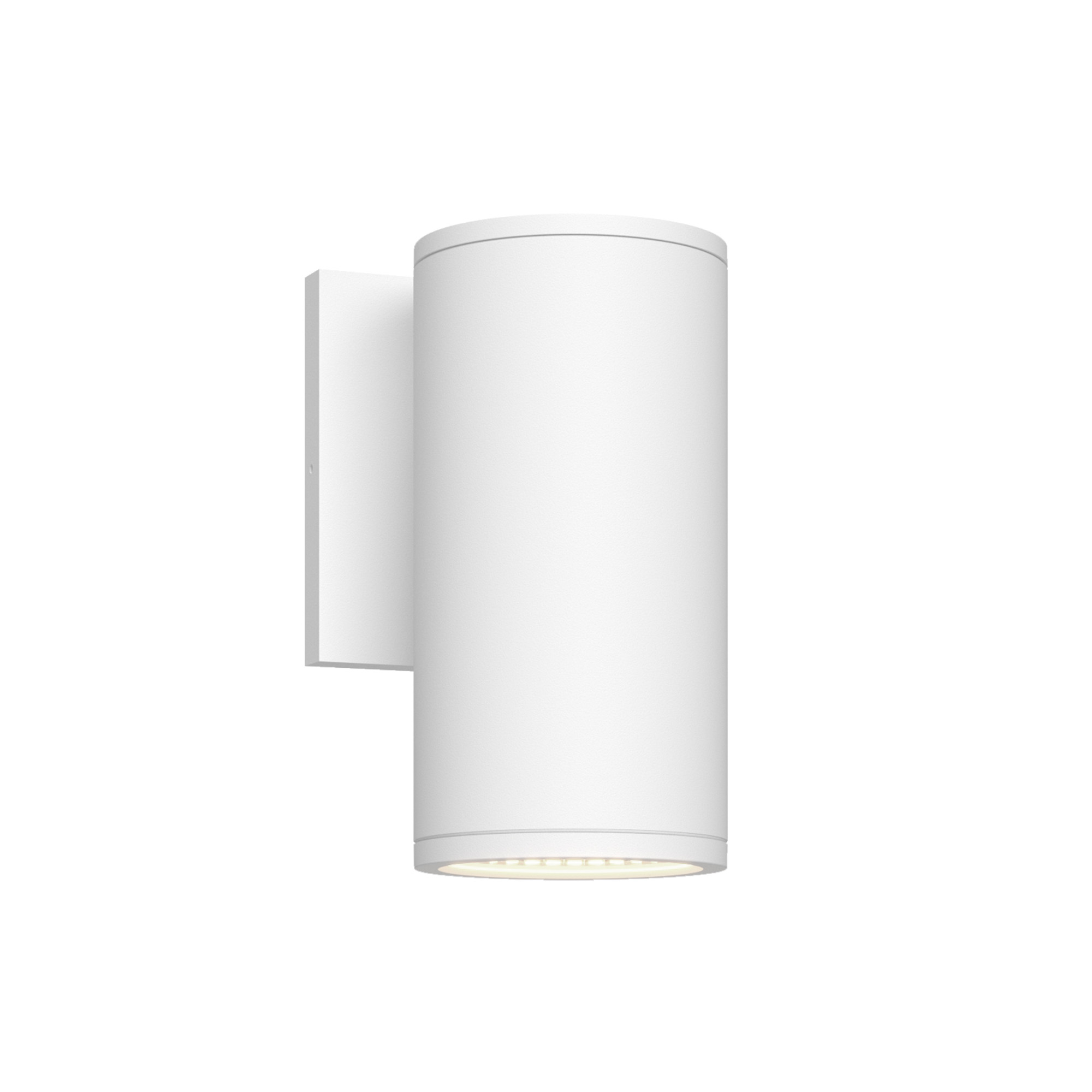 Nordic 7-in (3-in Dia.) White LED Exterior Wall