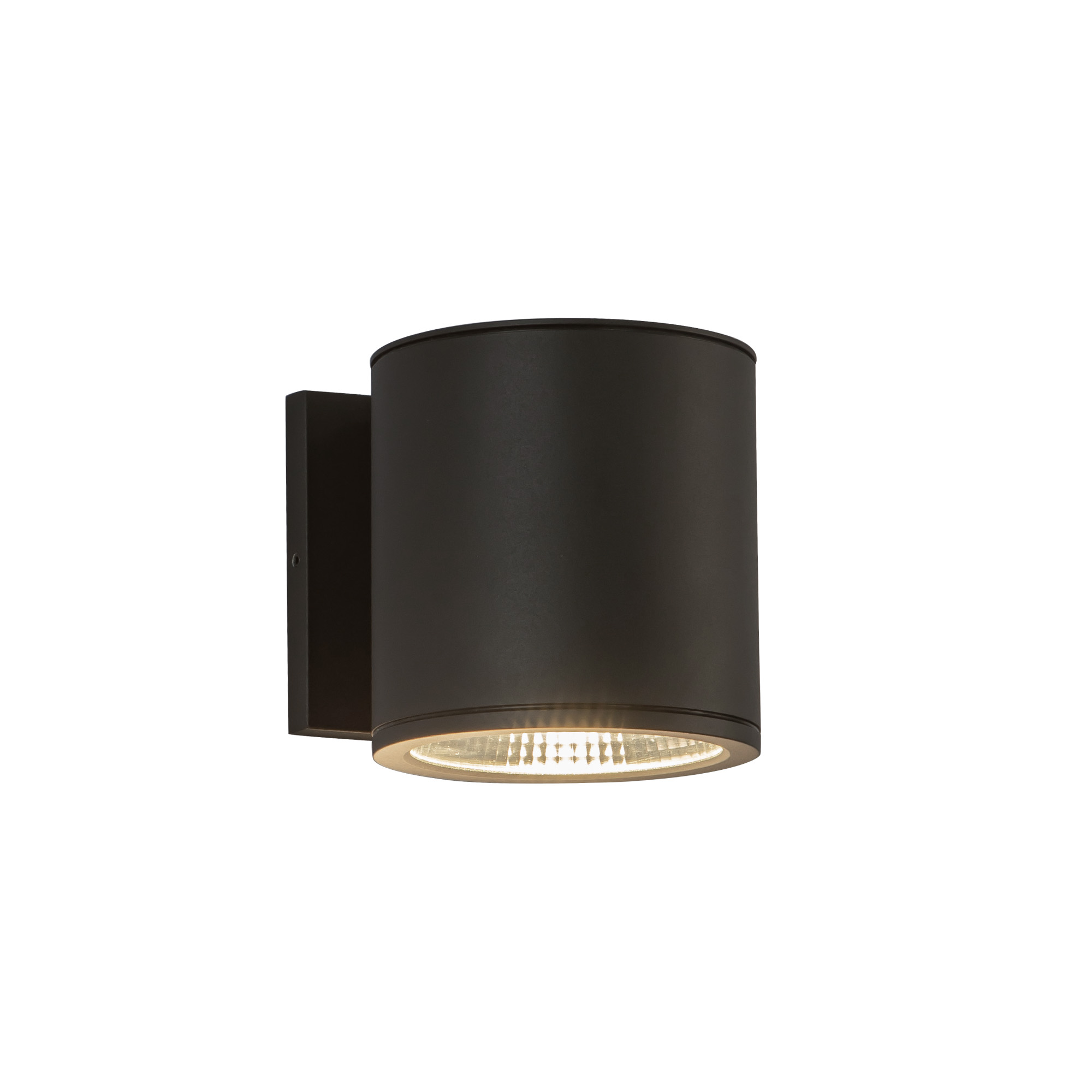 Nordic 5-in (5-in Dia.) Black LED Exterior Wall