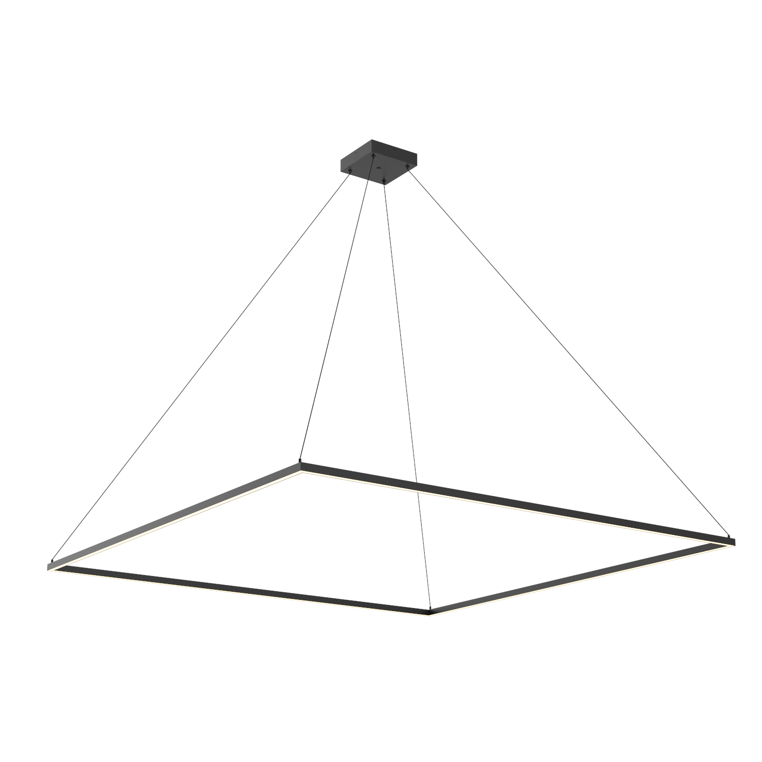 Piazza 72-in Black LED Pendant