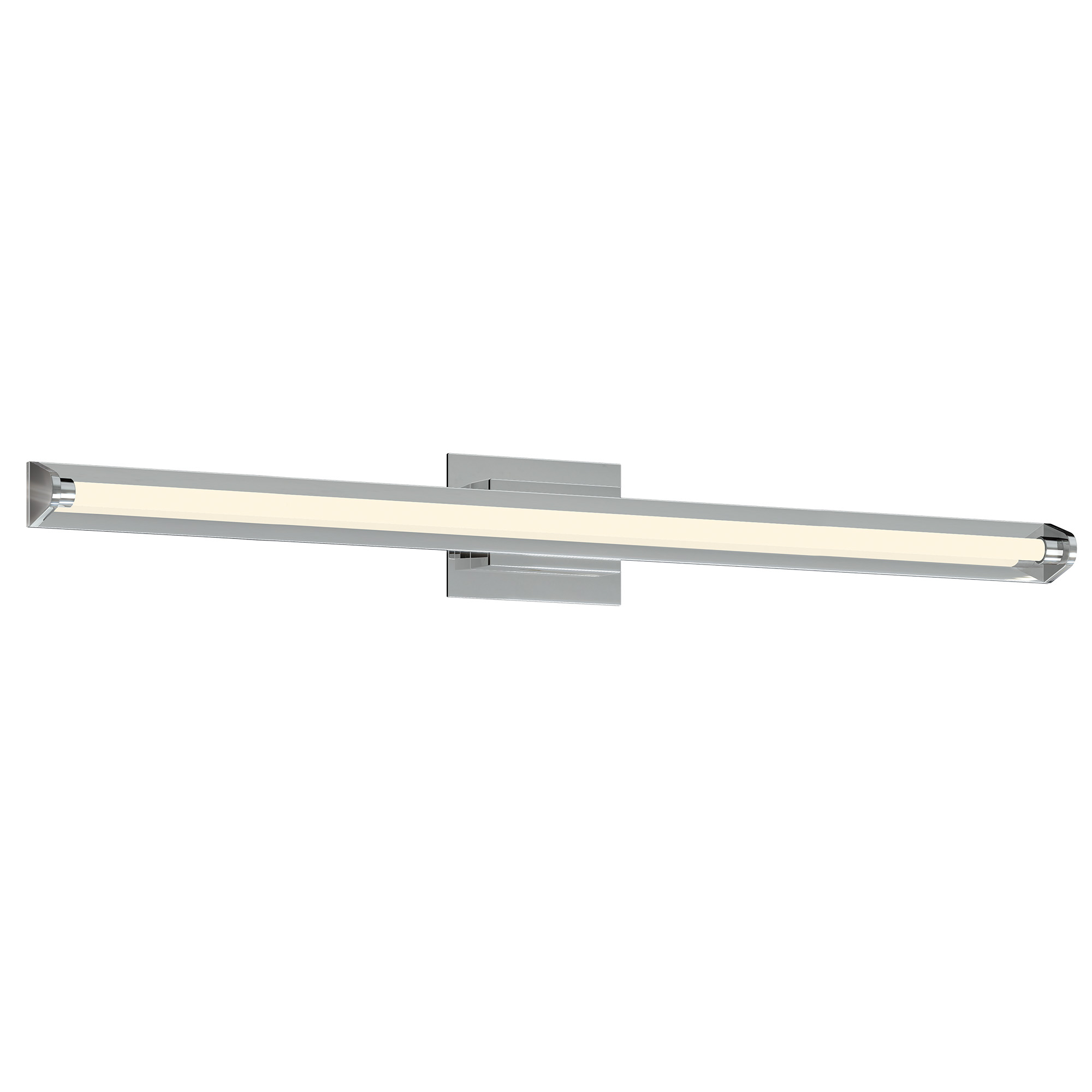 Plymouth 37-in Chrome LED Vanity
