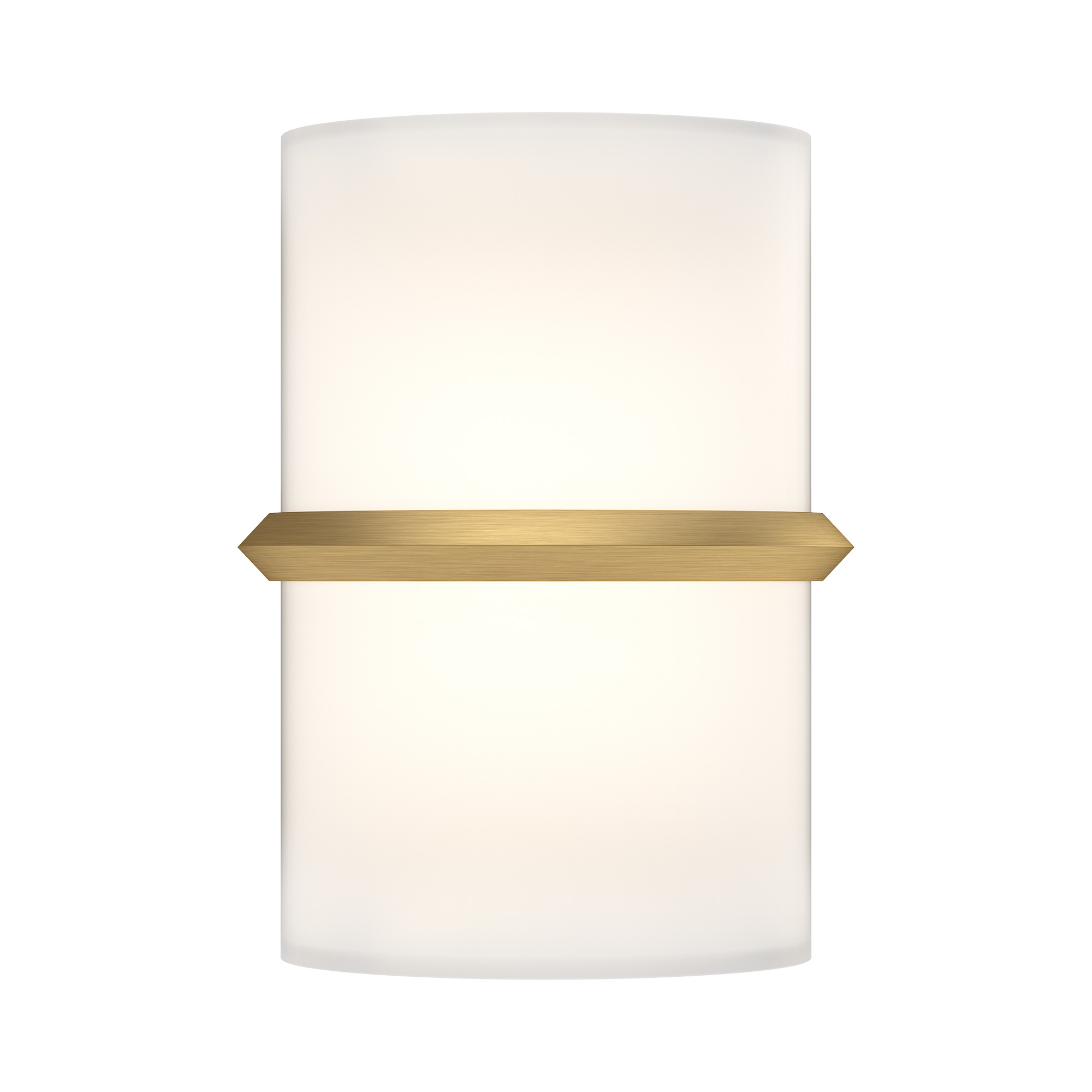 Pondi 9-in Brushed Gold LED Wall Sconce