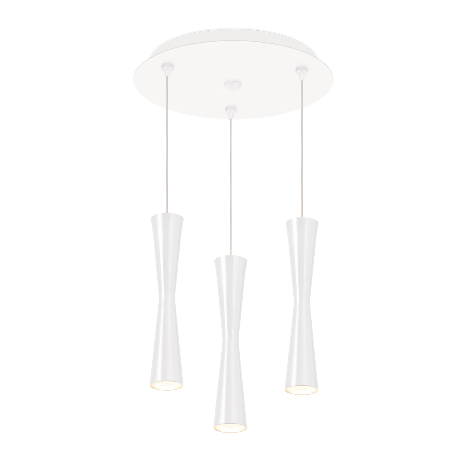 Robson 11-in White 3-Light Multi Pendant