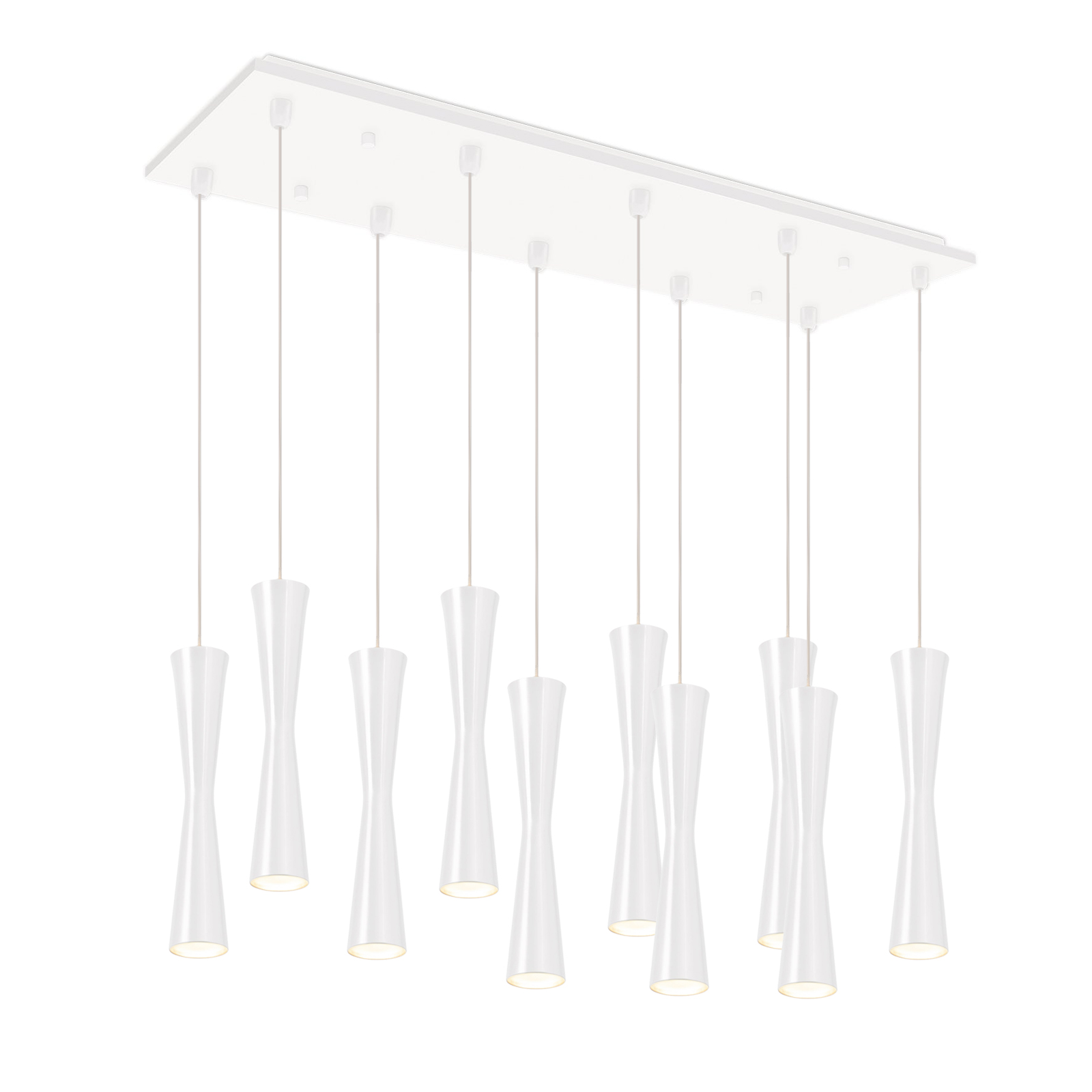 Robson 27-in White 10-Light Multi Pendant