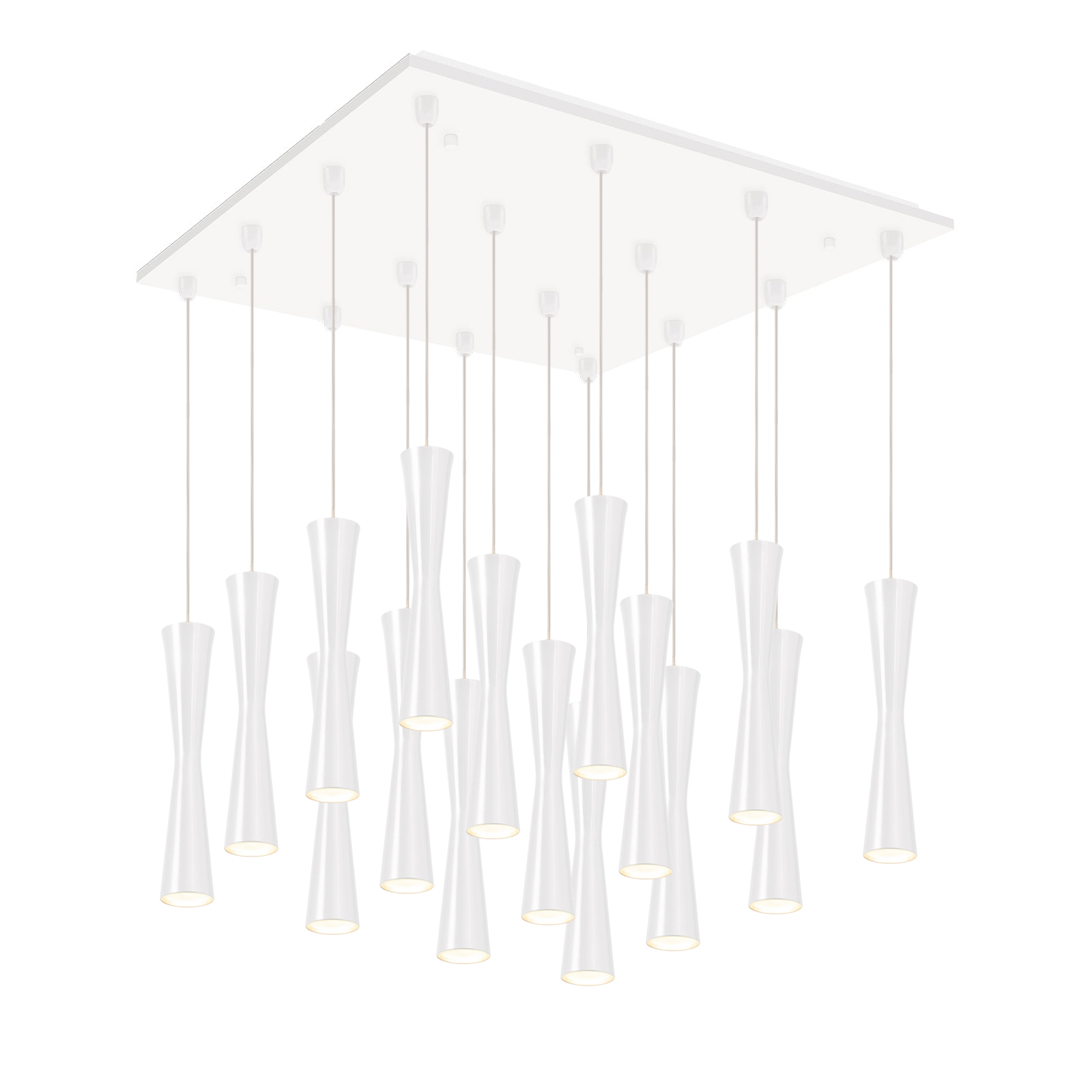 Robson 19-in White 16-Light Multi Pendant