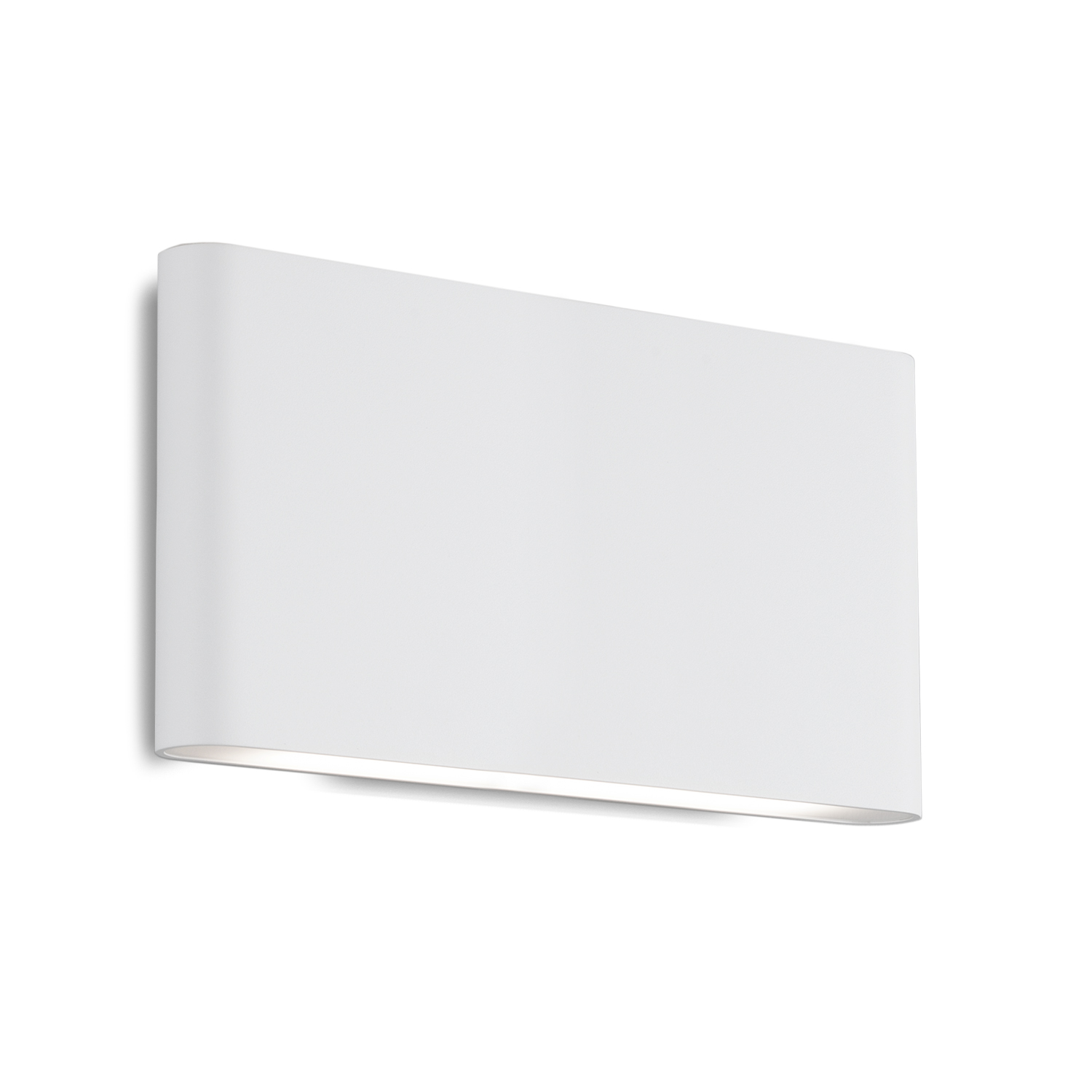 Slate 10-in White LED All terior Wall