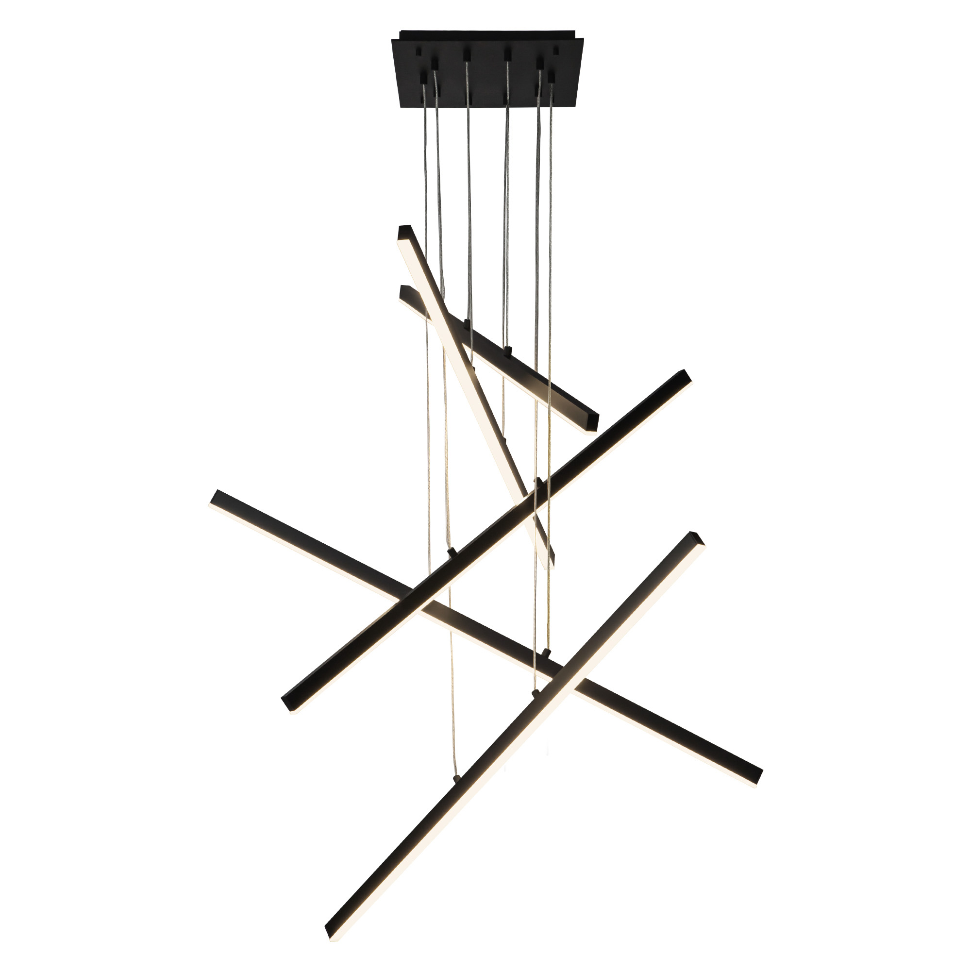 Vega 45-in Black LED Multi Pendant