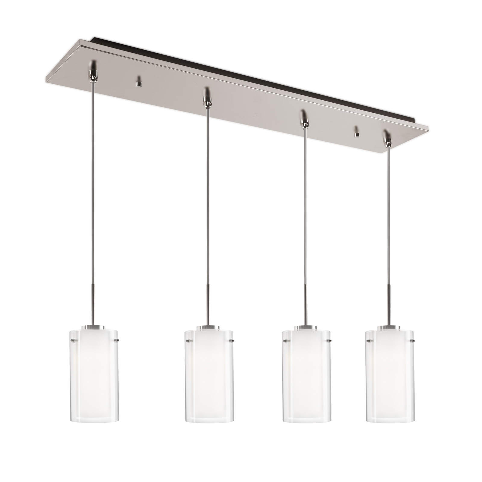 Verona 25-in Brushed Nickel 4-Light Multi Pendant