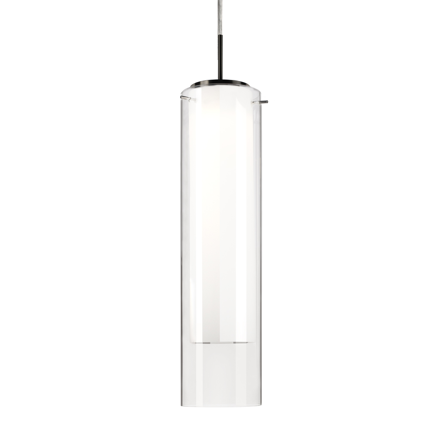 Verona 23-in Brushed Nickel LED Pendant