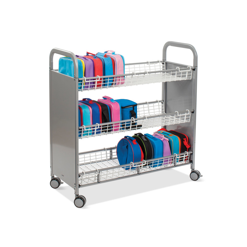 Callero Lunchbox Silver Trolley