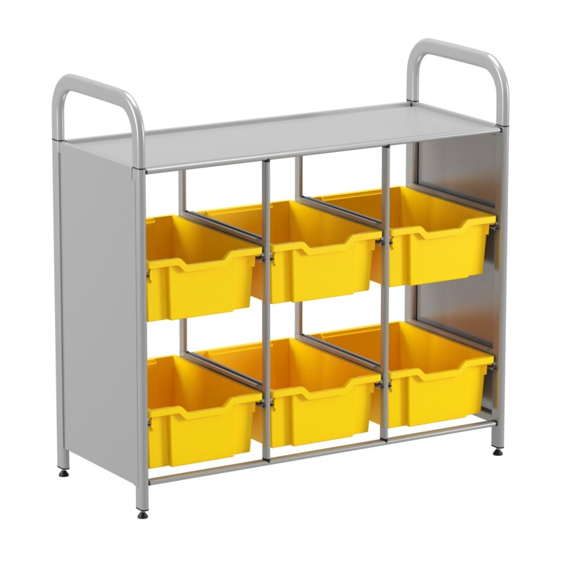 Callero Custom Low Library Starter Unit 6 Deep Trays