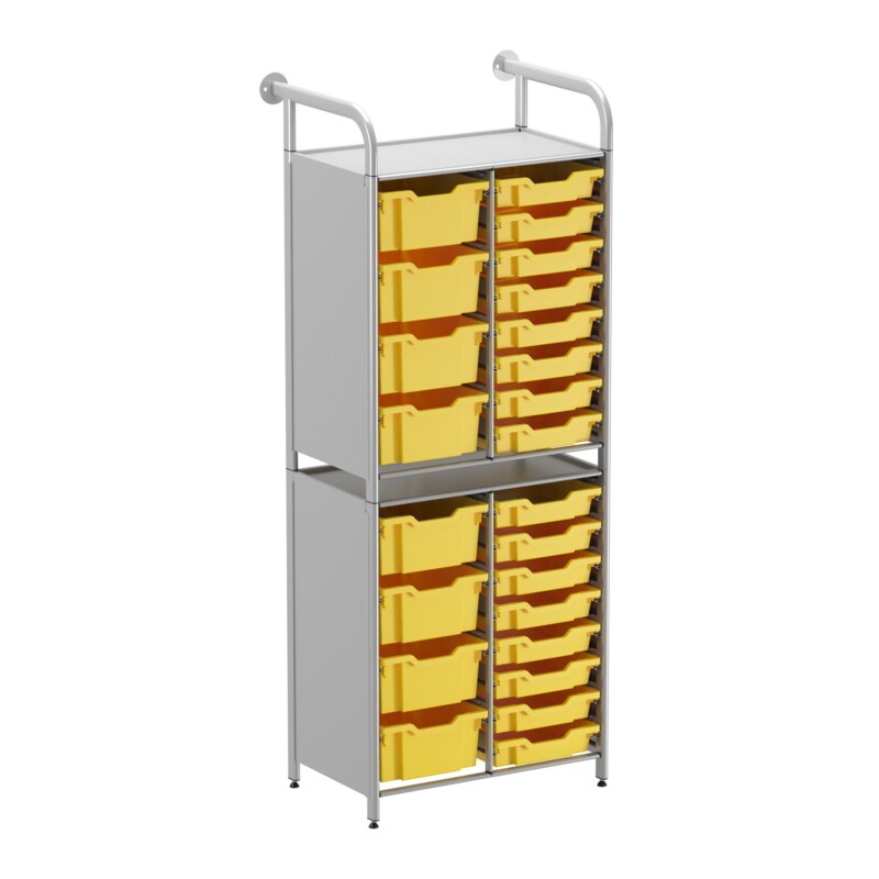 Callero Custom Tall Slim-Store Starter Unit 16 Shallow & 8 Deep Trays