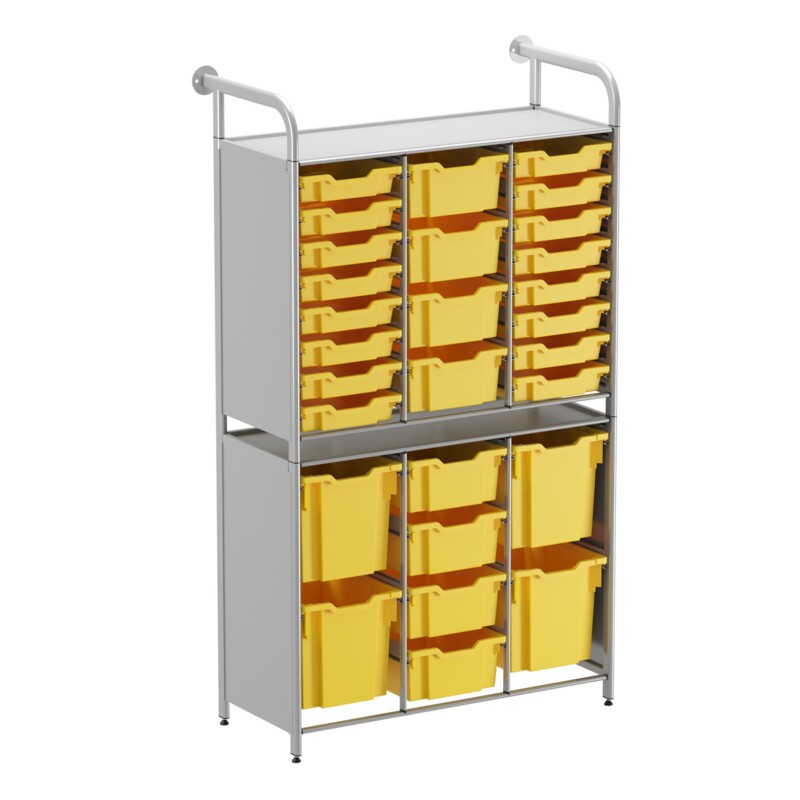 Callero Custom Tall Flexi-Store Starter Unit 16 Shallow & 8 Deep & 4 Jumbo Trays