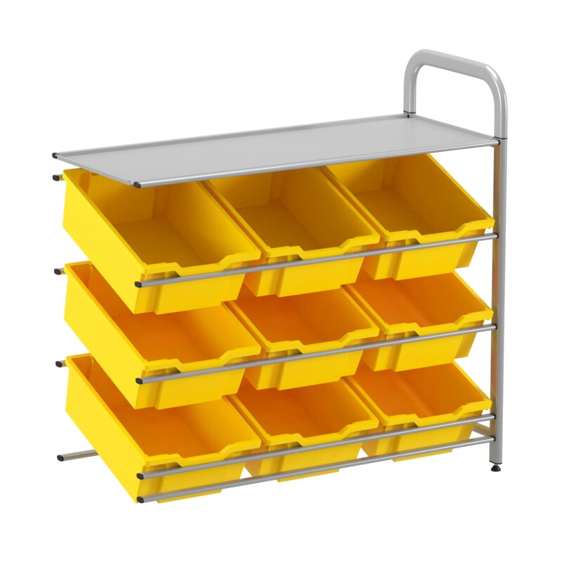 Callero Custom Low Tilted Tray Adder Unit 9 Deep Trays