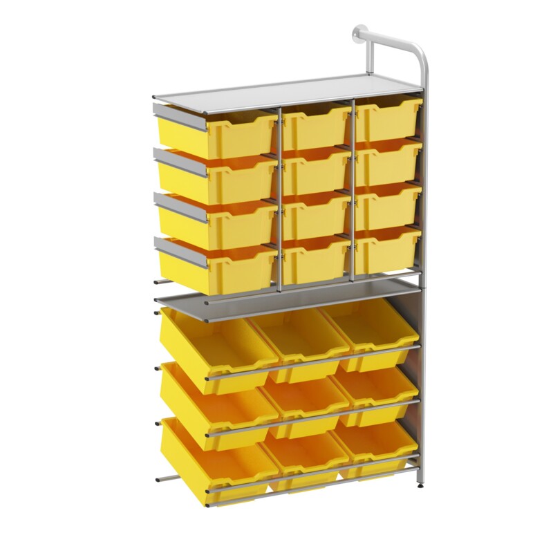 Callero Custom Tall Pick-Store Adder Unit 9 Tilting Deep & 12 Deep Trays