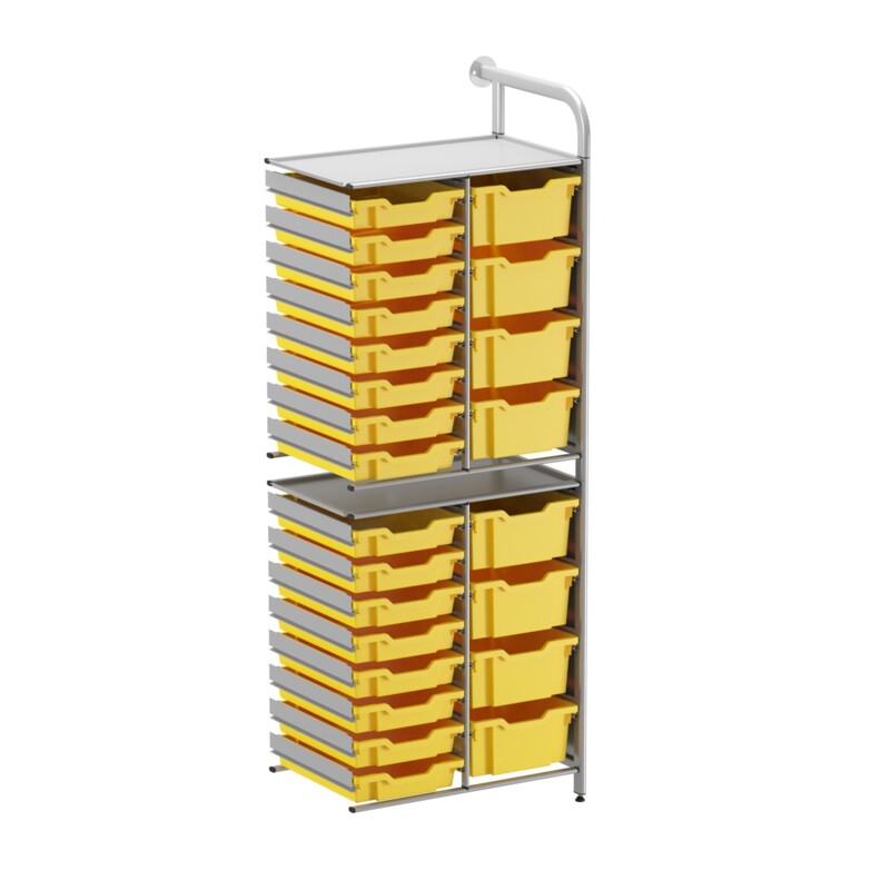 Callero Custom Tall Slim-Store Adder Unit 16 Shallow & 8 Deep Trays