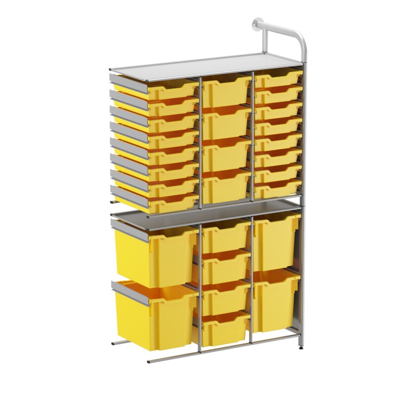 Callero Custom Tall Flexi-Store Adder Unit 16 Shallow & 8 Deep & 4 Jumbo Trays