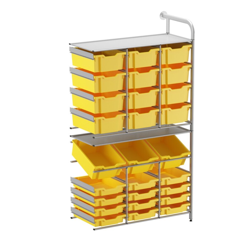 Callero Custom Tall Maker-Store Adder Unit 12 Shallow & 3 Deep Tilting & 12 Deep Trays