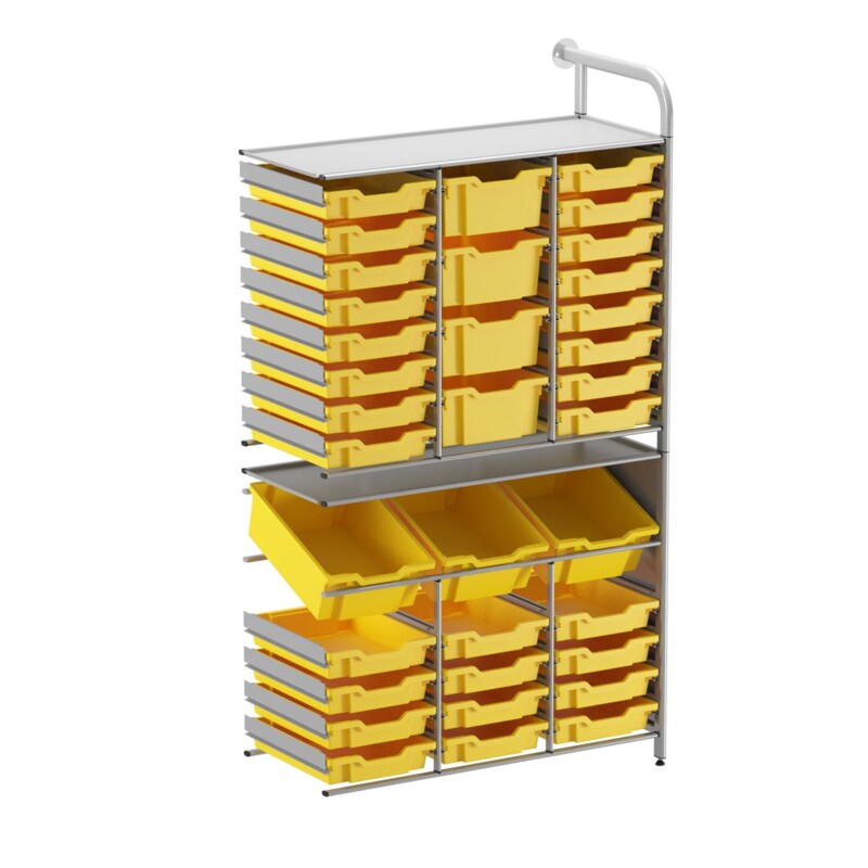 Callero Custom Tall Maker-Tall Adder Unit 28 Shallow & 3 Deep Tilting & 4 Deep Trays