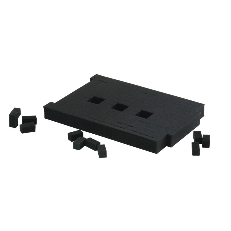 Standard Deep 40mm Foam Insert Customisable Squares 20 x 20mm