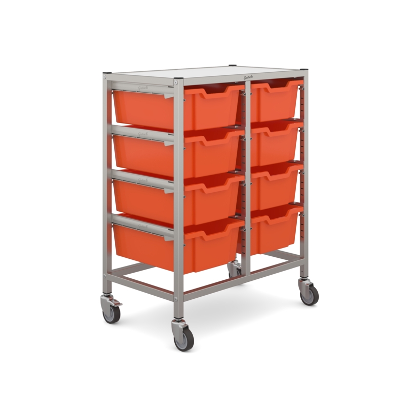 Dynamis Mid Double Trolley 8 Deep Trays
