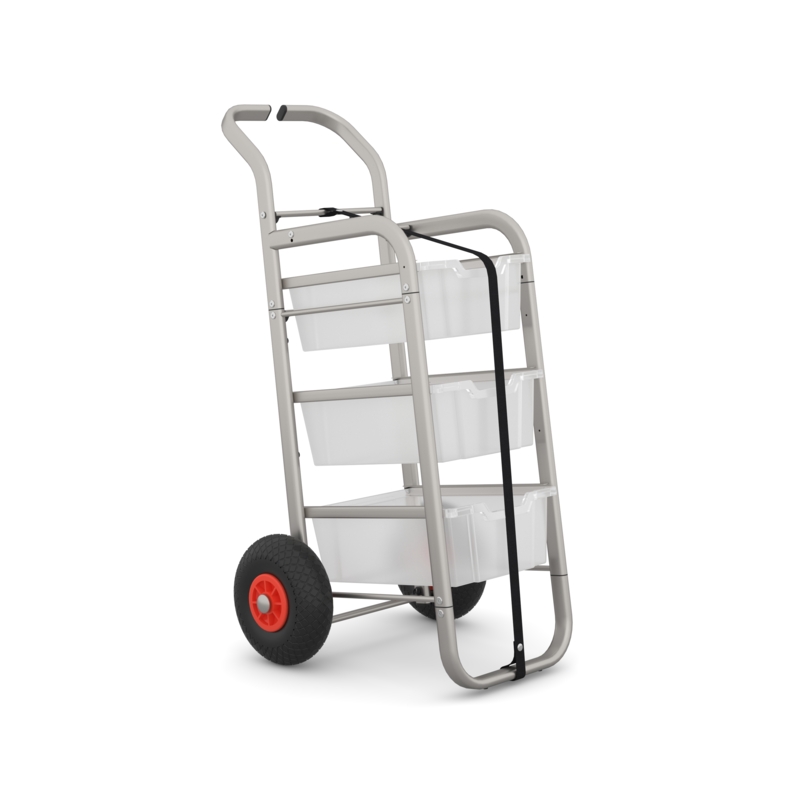 Callero Shield Rover Trolley 3 Deep Antimicrobial Trays