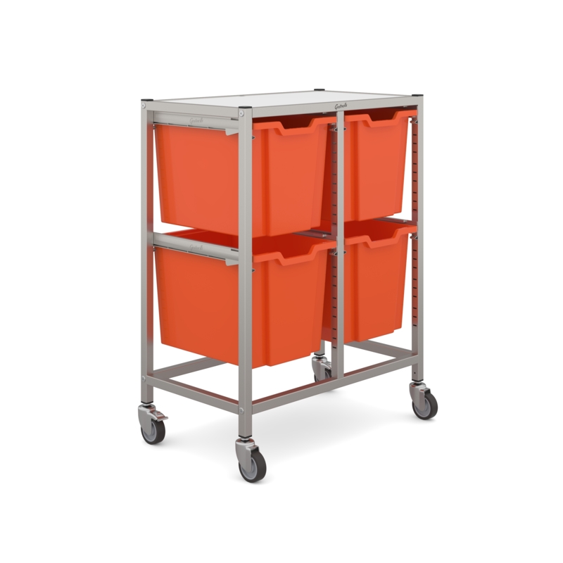 Dynamis Mid Double Trolley 4 Jumbo Trays
