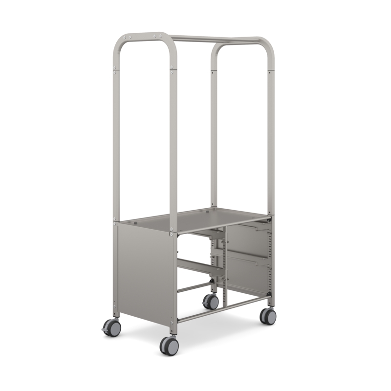 Callero MakerHub Silver Trolley 4 Runner Pairs No Boards