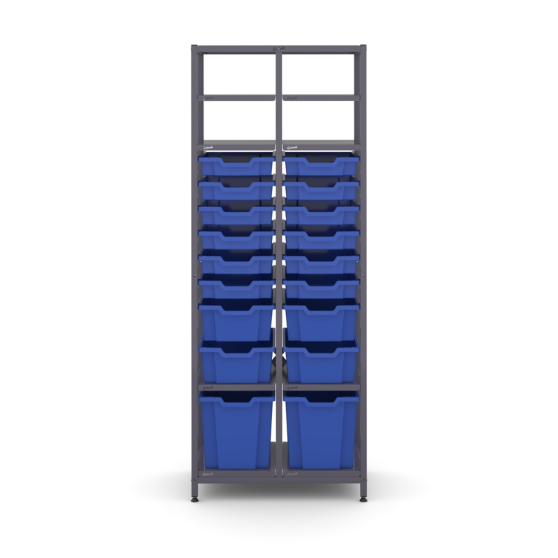 Chemstore Layout Science ChemStore Tall Double Frame 8 Shelves 2 Jumbo 4 Deep & 12 ...