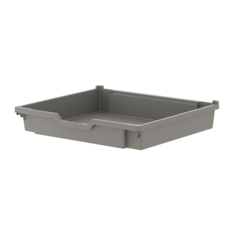Wide Stop Shallow Silver Tray
