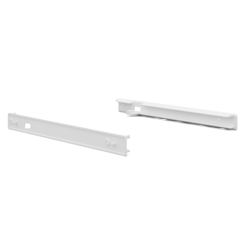 Stop & Tilt Wood Furniture White Runner Pack of 100 (Pairs)