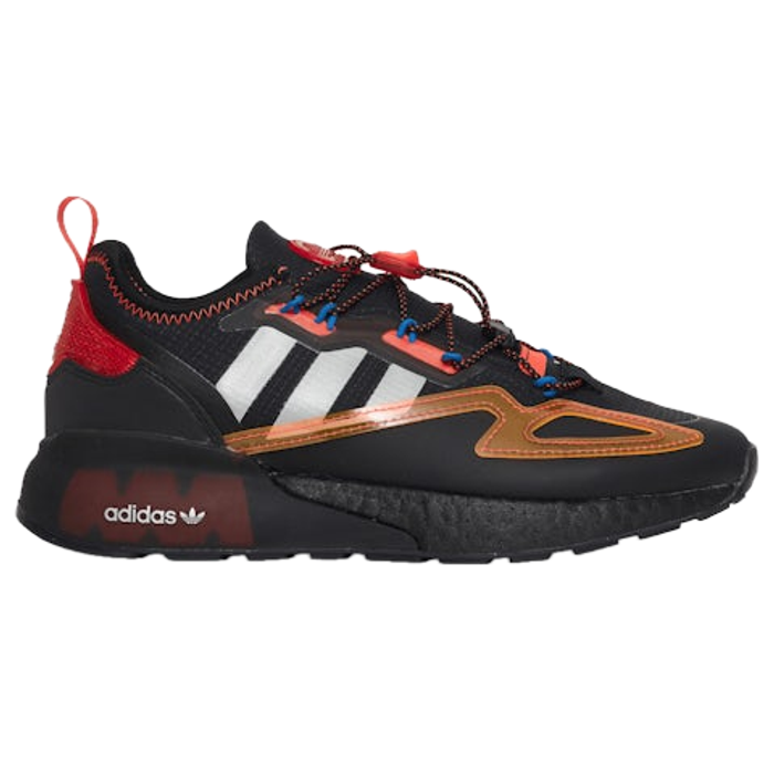 Adidas ZX 2K Boost Core Black Solar Red - Tamanho 43