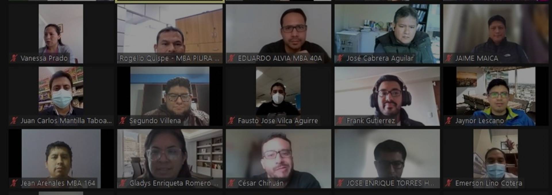 Portada de Noticia Alumnos MBA de Centrum PUCP participaron en Foro Visiones 2021