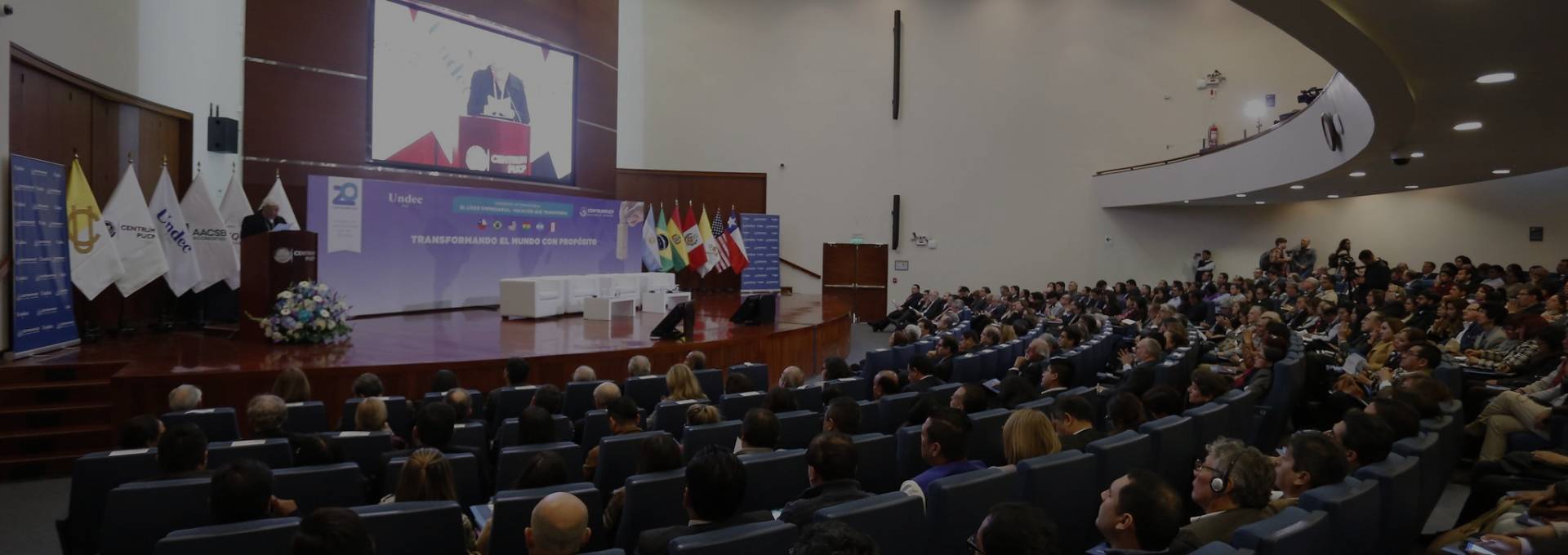 Portada de Noticia Centrum PUCP y UNDEC presentan Segundo Congreso Internacional: “El líder trascendente: Vocación por el bien común”